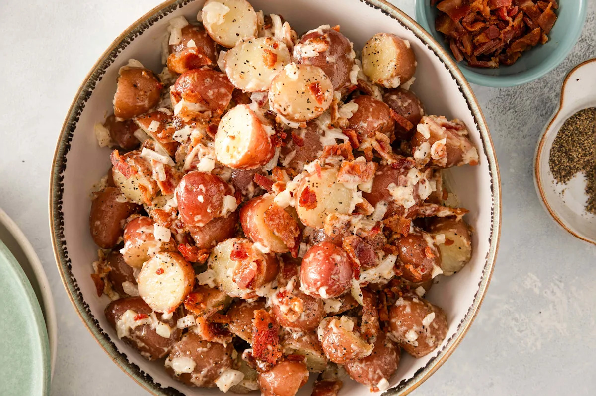 Easy 4-Ingredient Bacon Potato Salad: Your New Family Favorite